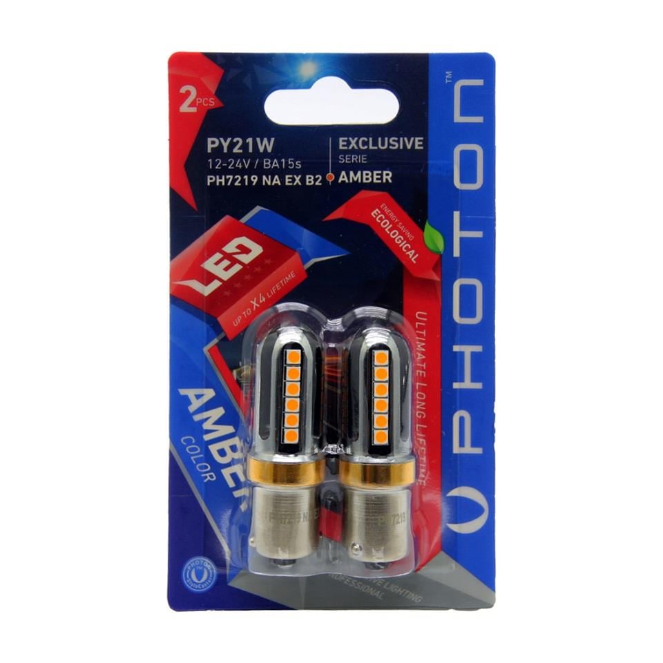PHOTON 12V-24V 93 AMPUL LED SARI (MERCEKLİ) DÜZ TIRNAK (2 AD)
