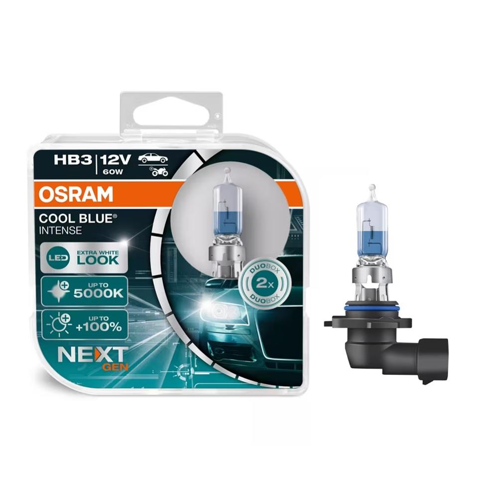 OSRAM 12V HB3 AMPUL 60W 5000K +%100 PARLAK IŞIK COOL BLUE INTENSE  (2 AD)