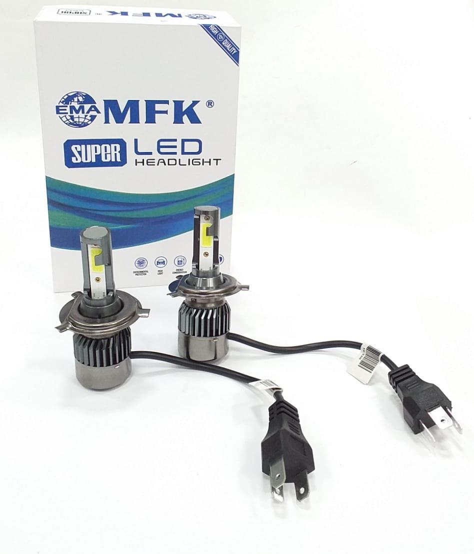 8V-48V H4 LED XENON FAR AMPUL SETİ 6000K 6000 LÜMEN (COB LED) 