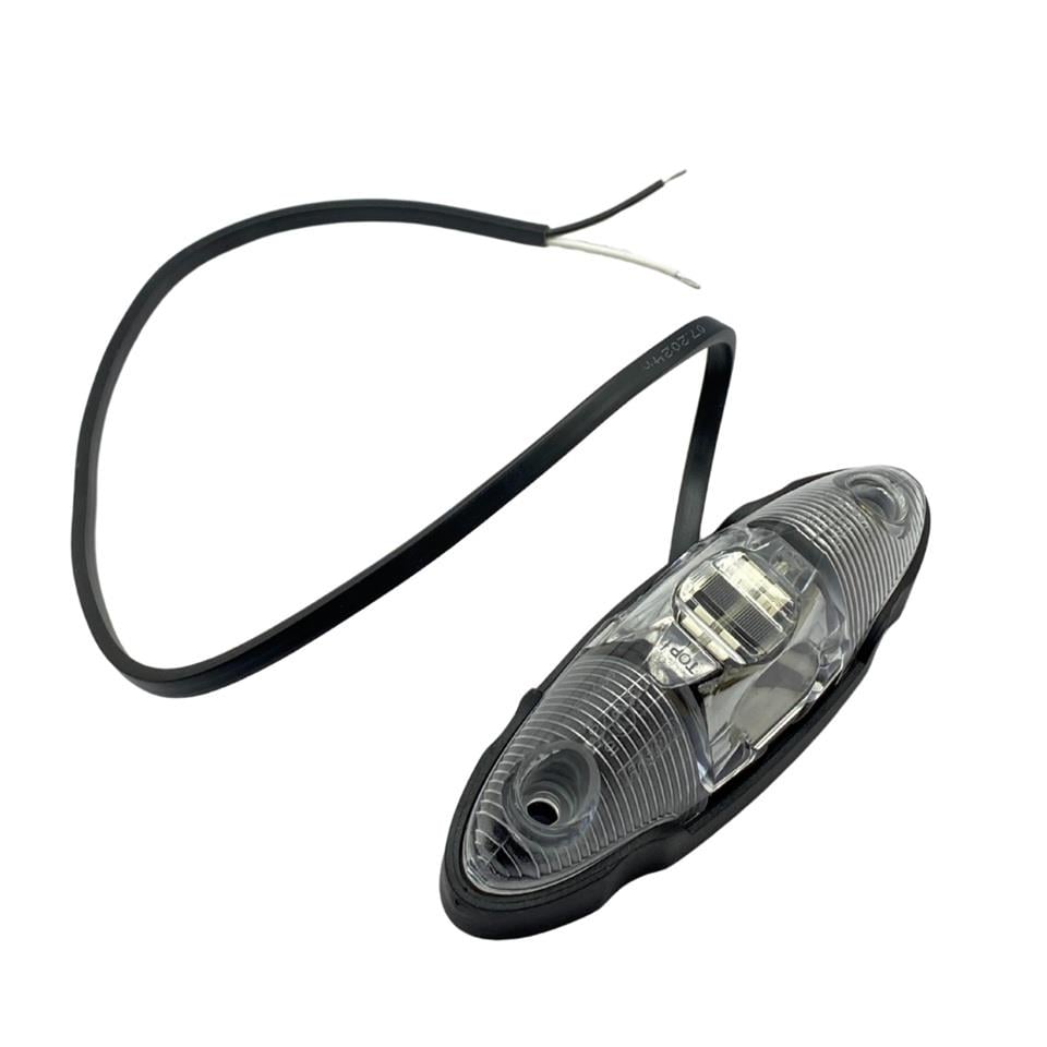 FRISTOM 12V-24V YAN POZİSYON LAMBASI SİDE MARKER LEDLİ (SARI-KIRMIZI-BEYAZ) (122*41 MM) E9