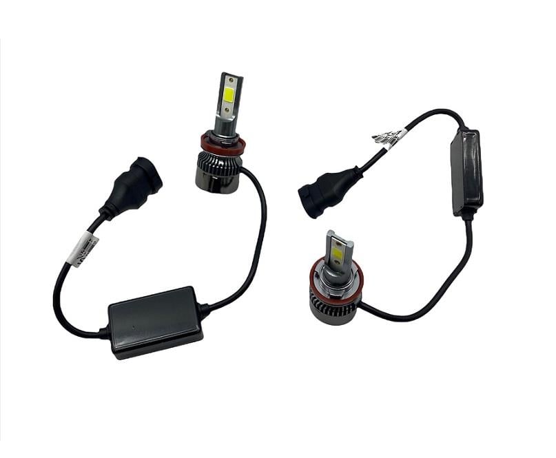 12V-24V H11 COB LED XENON FAR AMPUL SETİ 6000K 8000 LÜMEN CANBUS
