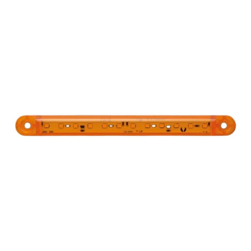 12V-24V PARMAK LAMBA 12-LEDLİ SARI (170 MM)