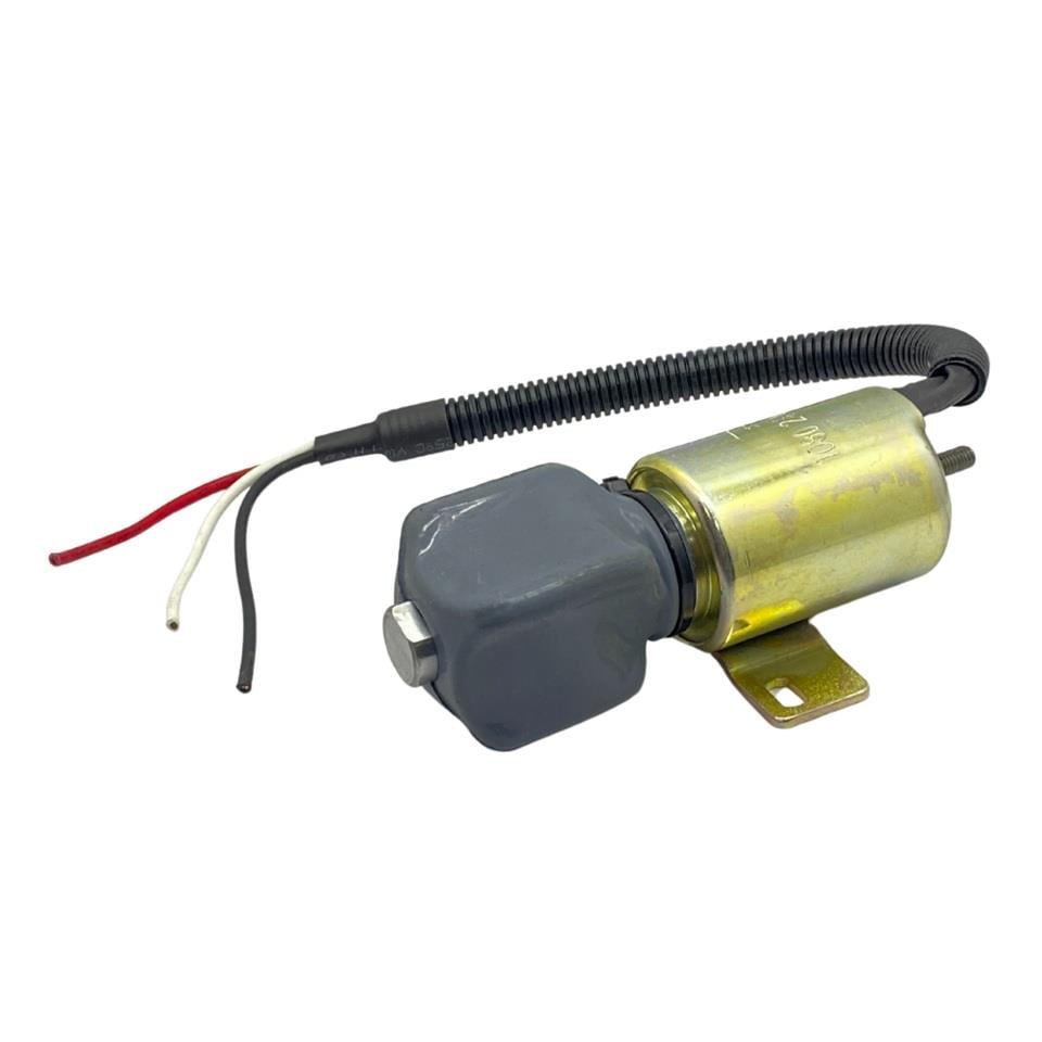 24V STOP SELENOİDİ (GÖVDE ÇAPI:45 MM) (TERS) JCB-VOLVO-WOODWARD