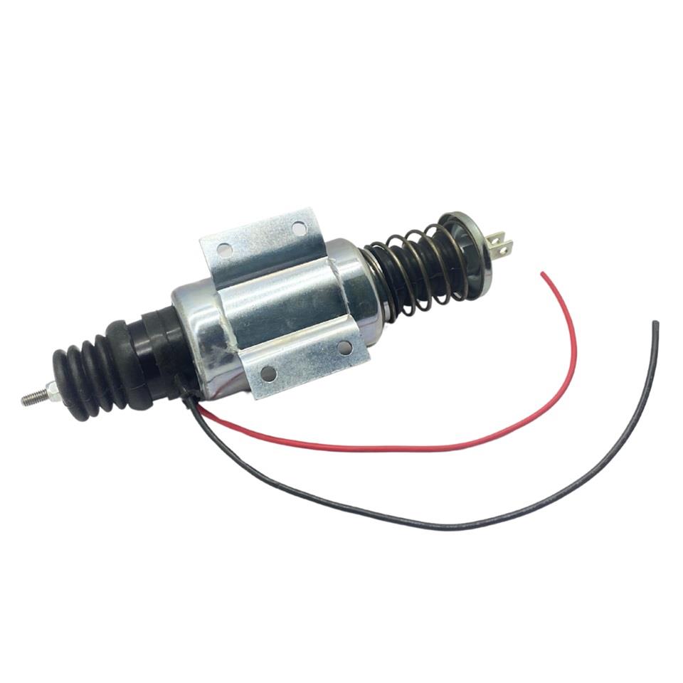 24V STOP SELENOİDİ (GÖVDE ÇAPI:60 MM) (PLATİNLİ) HITACHI TERS LIEBHERR RSV BOSCH