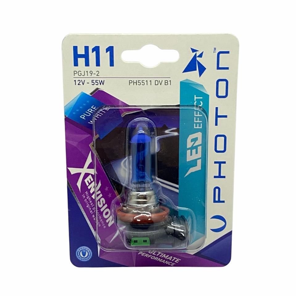 PHOTON 12V H11 AMPUL 55W BEYAZ IŞIK DIAMOND VISION 5000K 