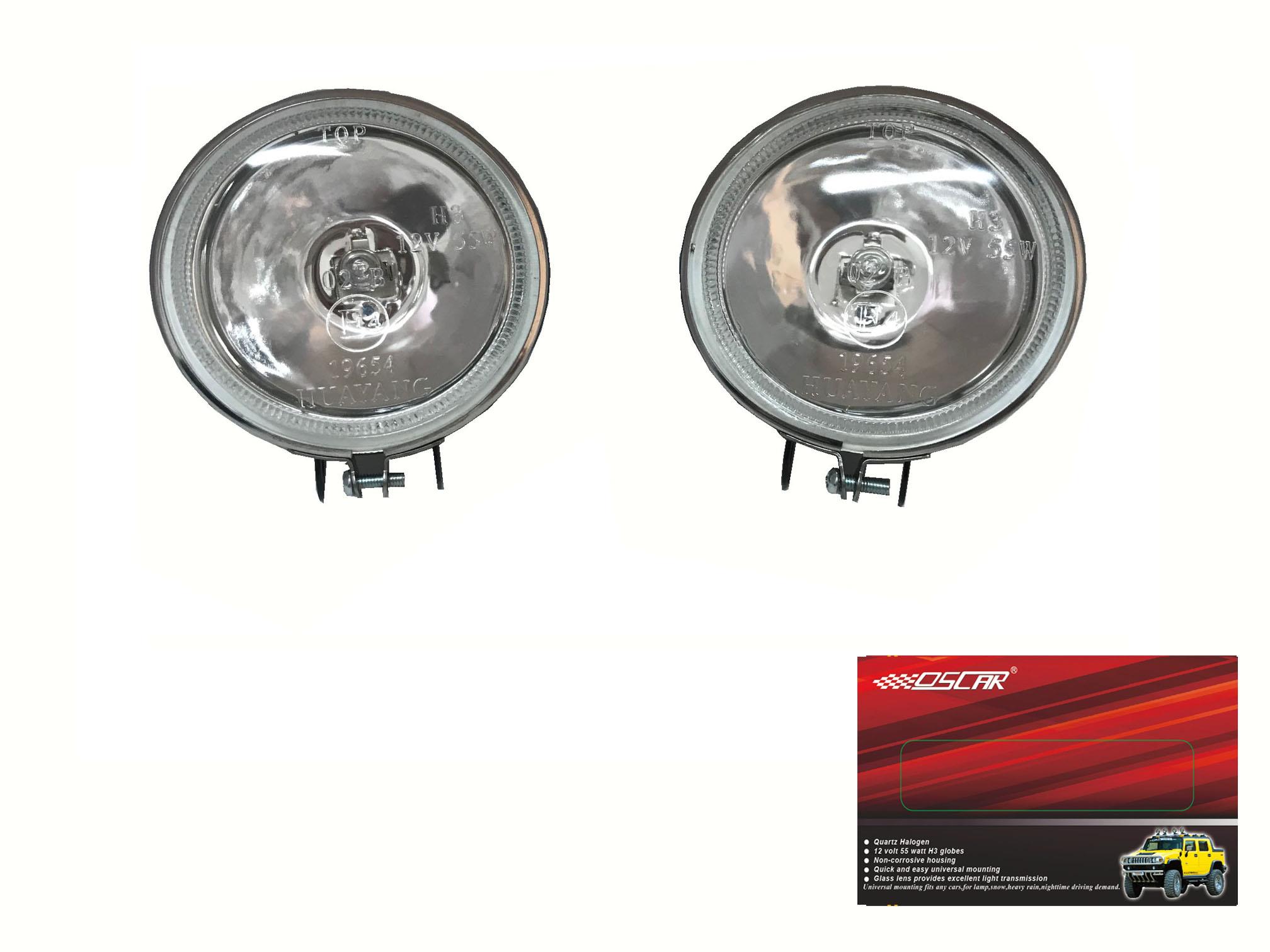 SİS LAMBASI YUVARLAK BEYAZ (H3 AMPULLÜ) (90 MM) (2 AD)