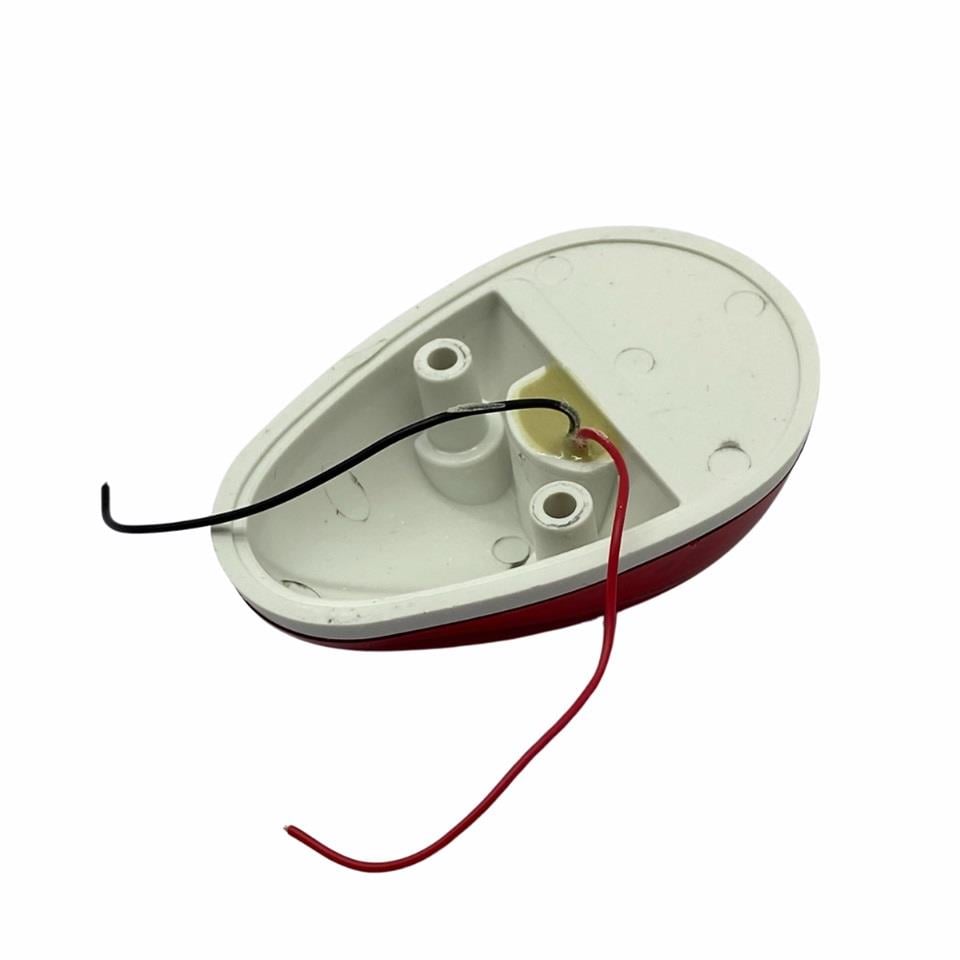 12V-24V MİNİ KABİN KAŞ TEPE LAMBASI 6-LEDLİ UNIVERSAL KIRMIZI (98*64 MM)