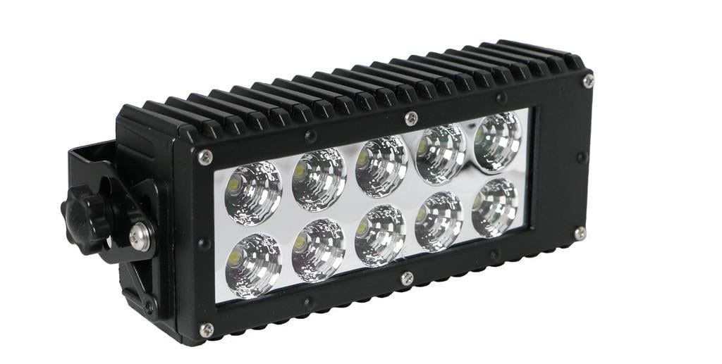 10V-30V ÇALIŞMA LAMBASI LEDLİ (MAFSALLI) (10 X 5W) (179*68 MM)