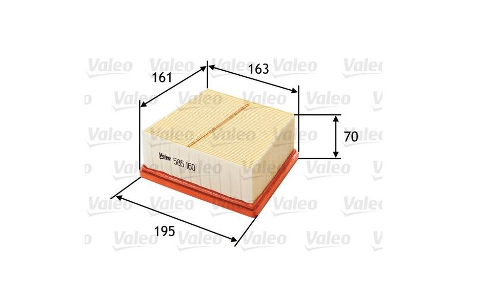 VALEO HAVA FİLTRESİ FORD FIESTA/TRANSİT TOURNEO COURIER-MAZDA 2