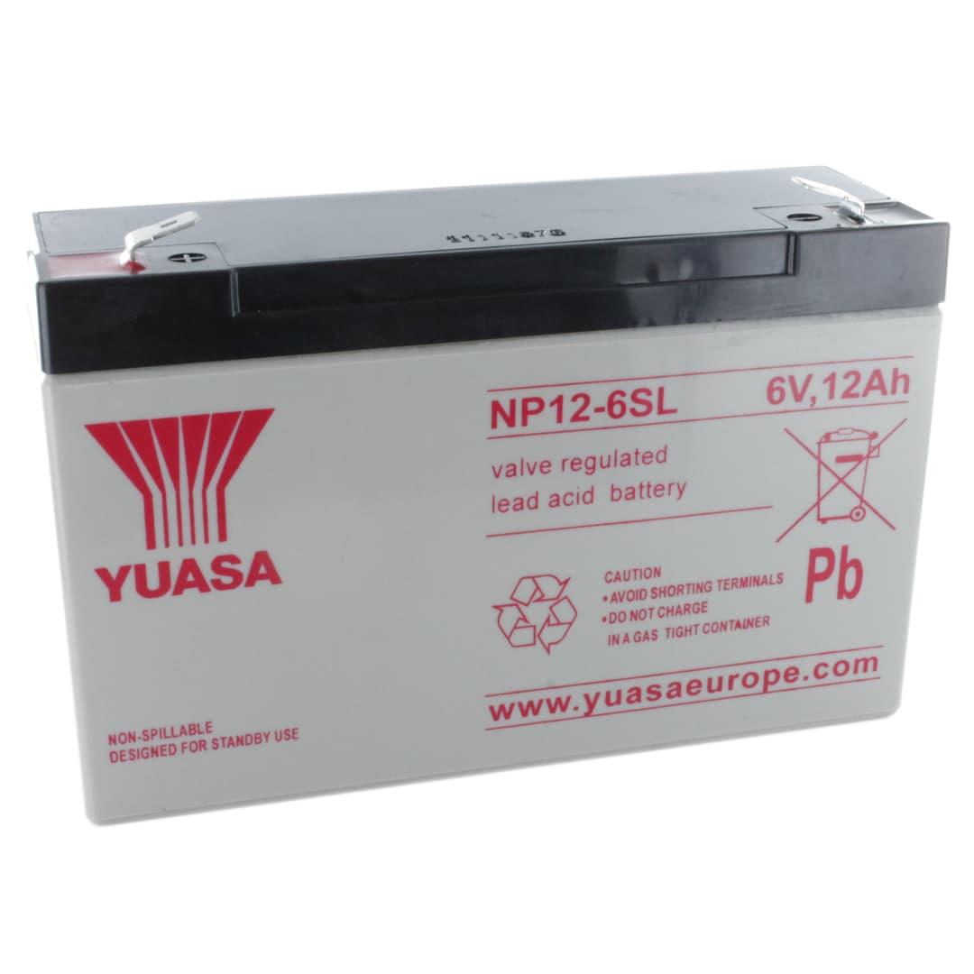 YUASA 6V 12 AH AKÜ KURU TİP (NP 12-6) (151*50*97.5) (2.05 KG)