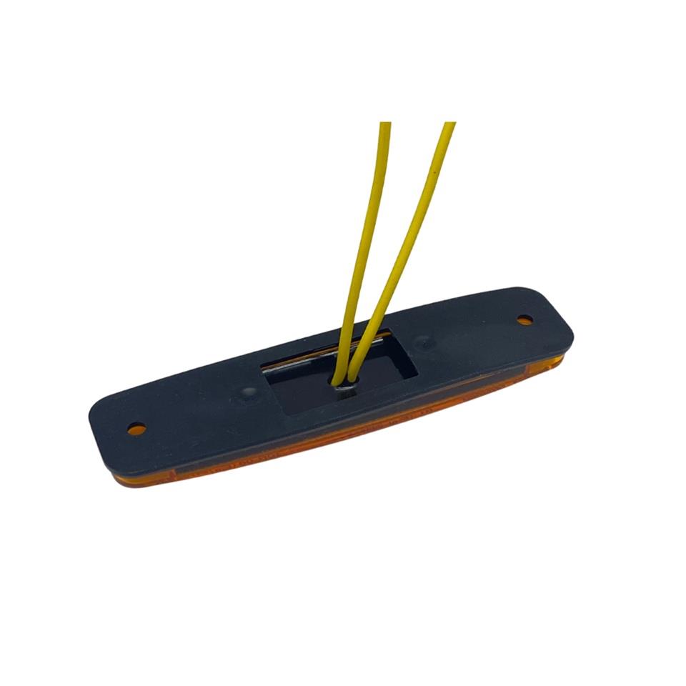 FRISTOM 12V-24V PARMAK LAMBA 6-LEDLİ SARI (102*25.6 MM)