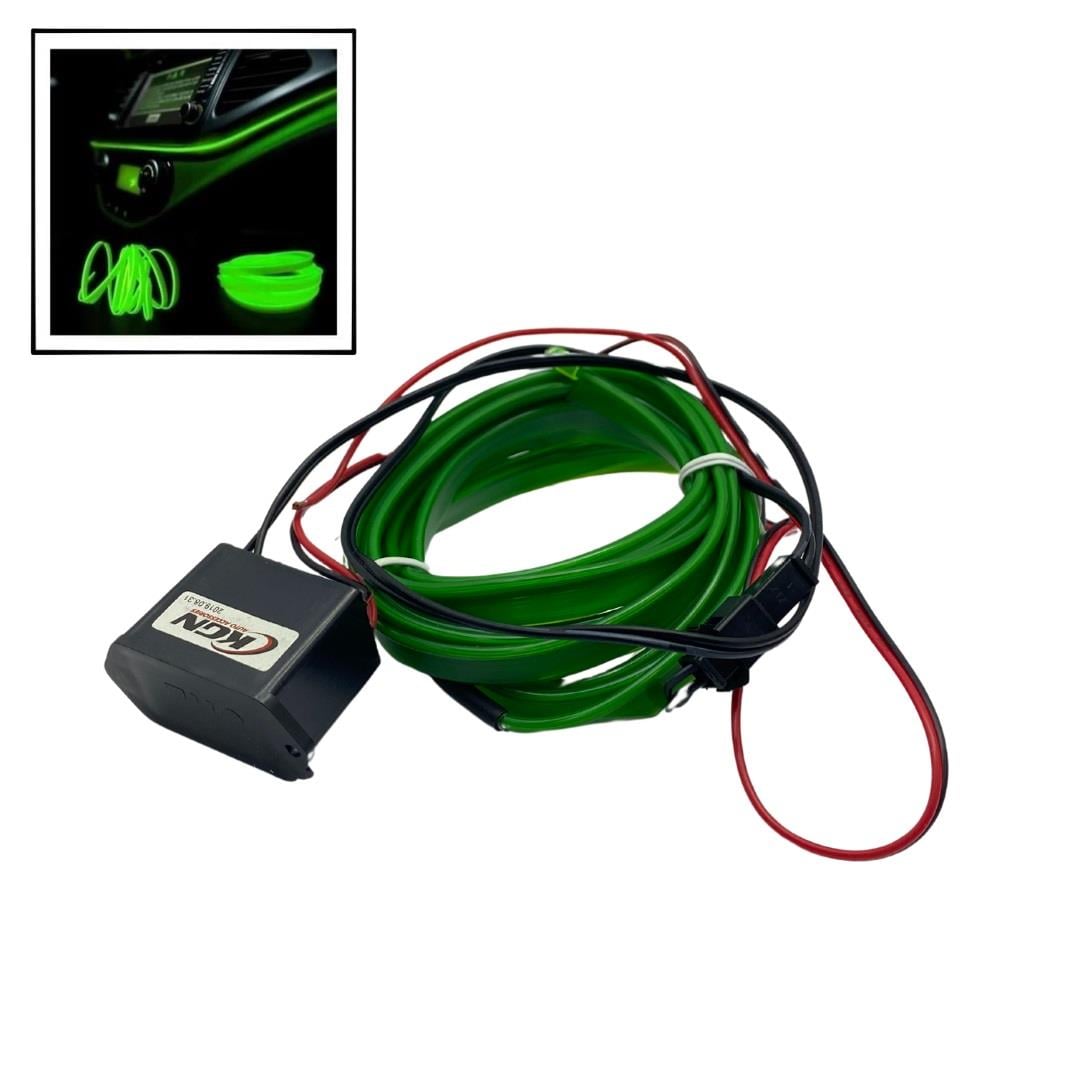 12V NEON IŞIKLI KABLO YEŞİL TEK RÖLELİ (2 MT)