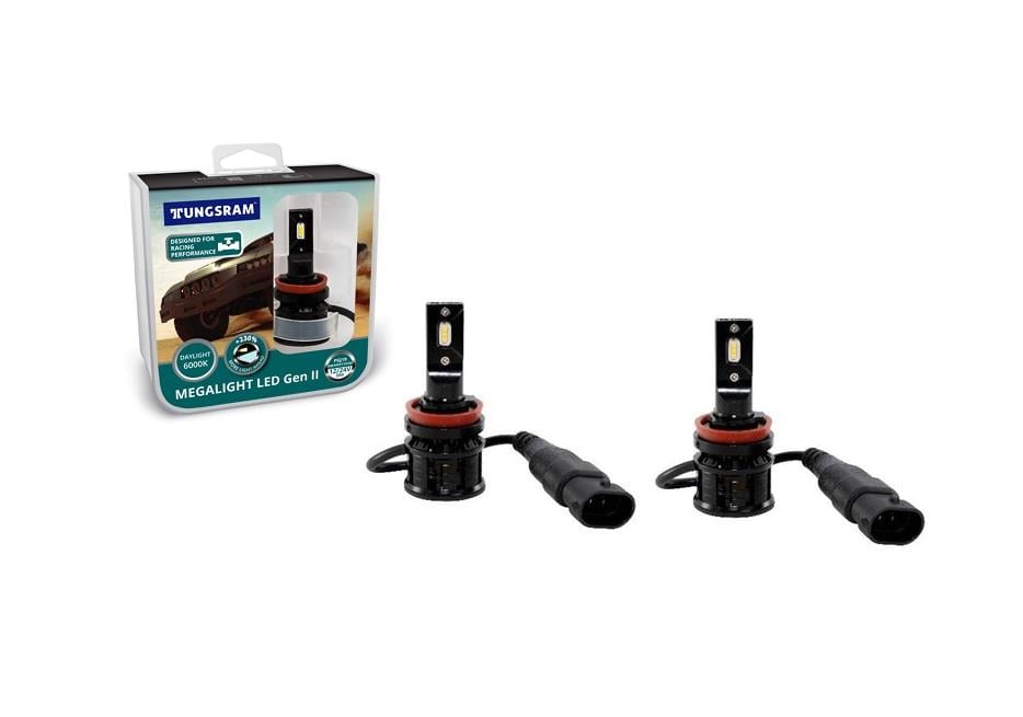 TUNGSRAM 12V-24V H8/H9/H11/H16 CSP LED XENON FAR AMPUL SETİ 6000K 8000 LÜMEN