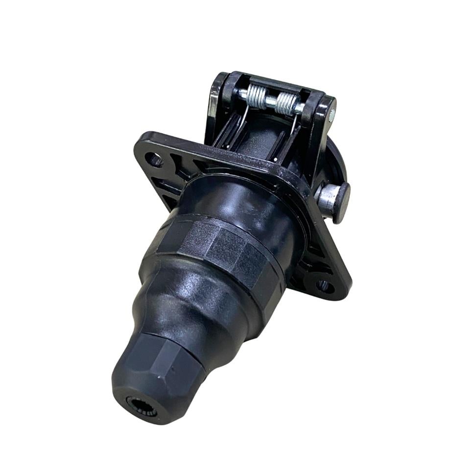 TIR DORSE ELEKTRİK SOKETİ (RÖMORK FİŞİ) (15Lİ DİŞİ) (YEŞİL KAPAKLI)