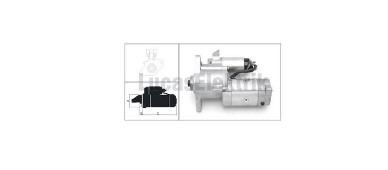 LUCAS 24V MARŞ MOTORU 9 DİŞ 3.2 KW MITSUBISHI CANTER EM FE449