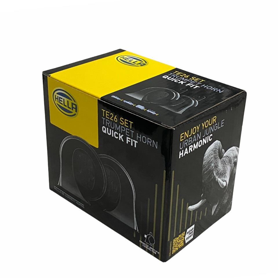 HELLA 12V DADAT KORNA 110 dB 400/500 HZ (SOKETLİ) (TAKIM) HONDA