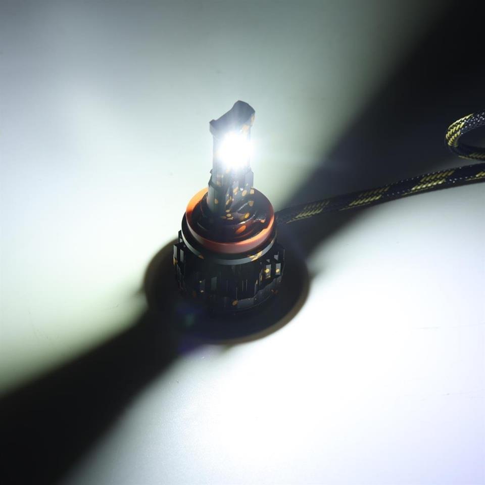 JOYECAR 12V H11 CSP LED XENON FAR AMPUL SETİ 120W 6500K 25000 LÜMEN CANBUS