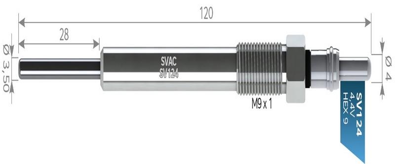 SVAC 4.4V KIZDIRMA BUJİSİ NEMO-FIORINO-BIPPER (EURO 5)