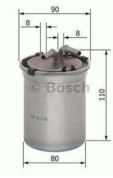 BOSCH YAKIT FİLTRESİ AUDI-SEAT-SKODA-VW