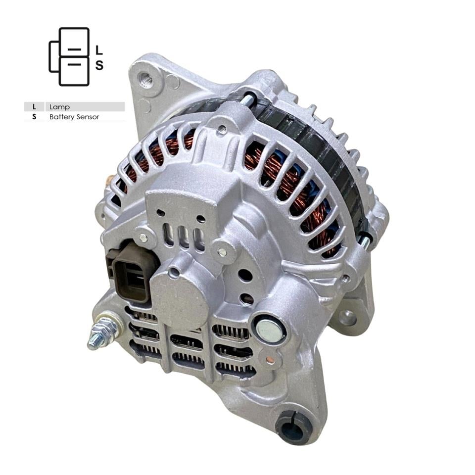 12V ALTERNATÖR DİNAMO 85 A (2 FİŞ) (L-S) HYUNDA ACCENT/EXCEL/SONATA-MITSUBISHI COLT/GALANT/LANCER