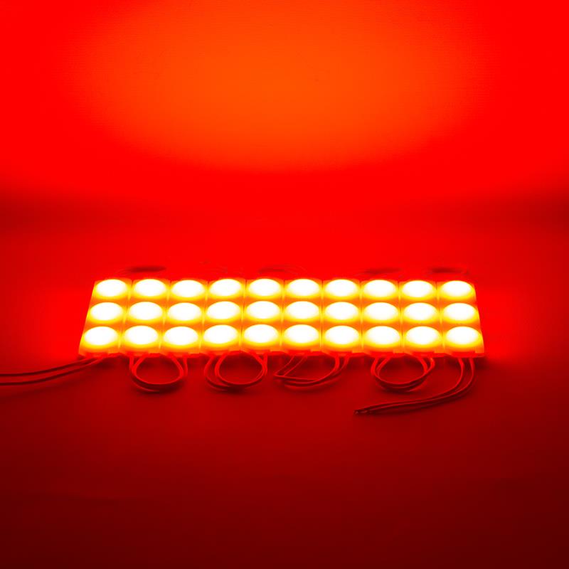 12V PARMAK LAMBA 3-LEDLİ KABLOLU KIRMIZI (94*20 MM)