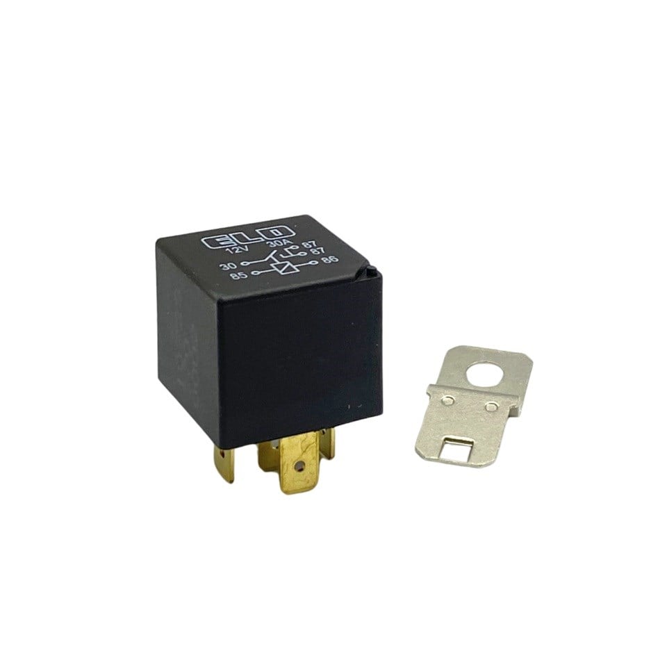 12V RÖLE 5 UÇLU 30 A (TEK PLATİN) (30-85-86-87-87)