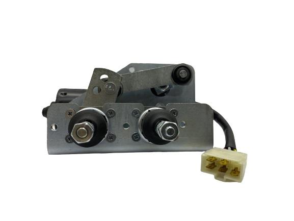 12V SİLECEK MOTORU MEKANİZMALI ÇİFT MİLLİ (M8/M8 CIVATA)