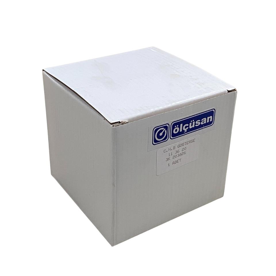 ÖLÇÜSAN HAVA SAATİ 10 BAR MEKANİK (ÇİFT REKORLU BORULU TİP) (ÇİFTLİ) (ÖN-ARKA) (80 MM)