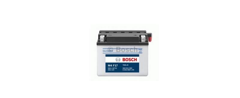 BOSCH 12V 4 AH MOTOSİKLET AKÜSÜ 50 A (EN) (121*71*93) (YB4-LB)