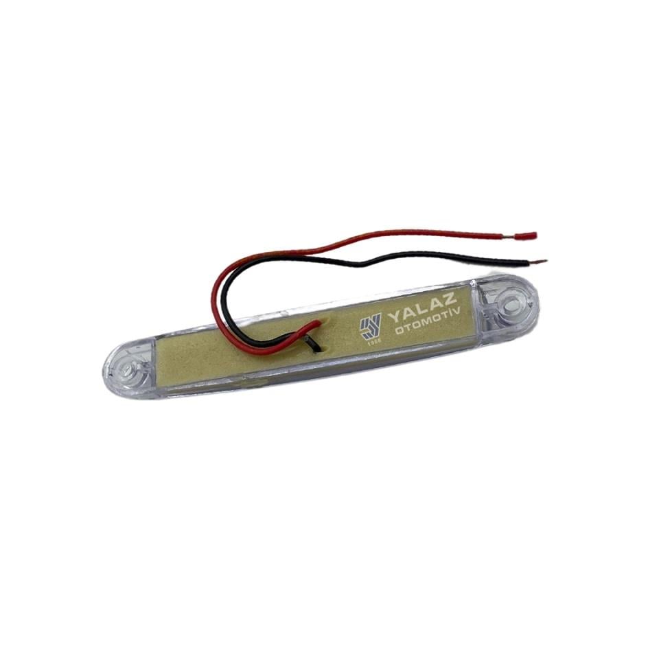 12V-24V PARMAK LAMBA 9-LEDLİ BEYAZ (100*15 MM) 