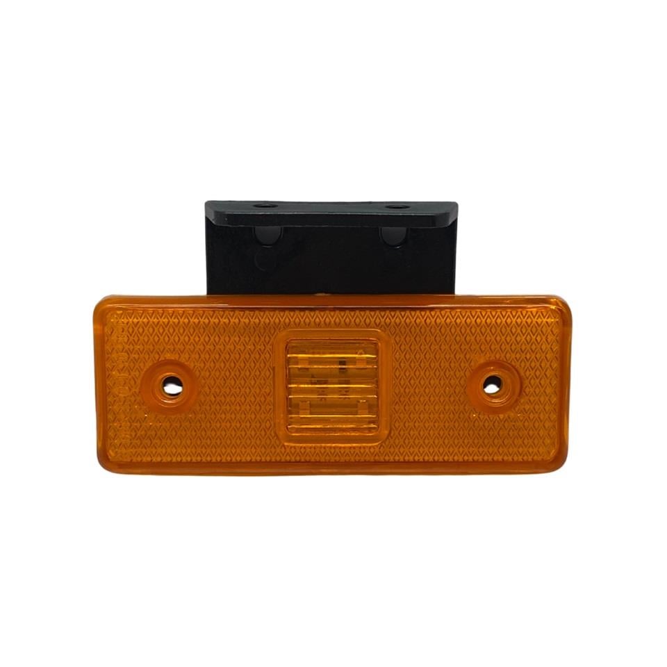 12V-24V YAN SİNYAL LAMBASI DORSE SİDE MARKER SARI (4 LEDLİ) (111*42 MM)