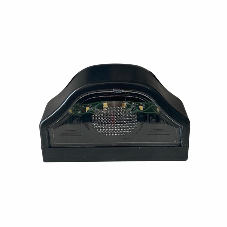 12V-24V PLAKA LAMBASI 4 LEDLİ (SİYAH) (101*60 MM)