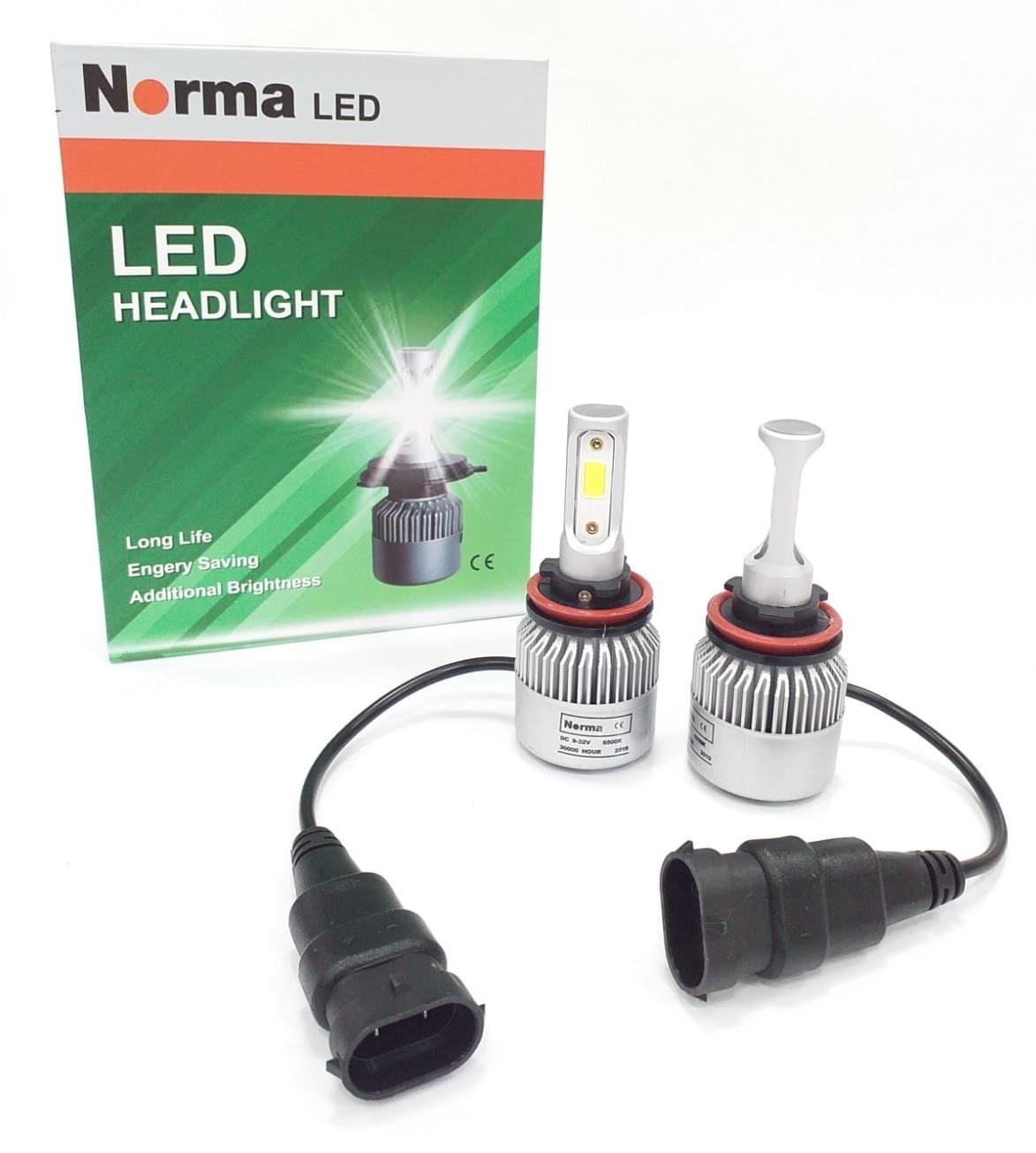 9V-32V H8 COB LED XENON FAR AMPUL SETİ 6000K 8000 LÜMEN