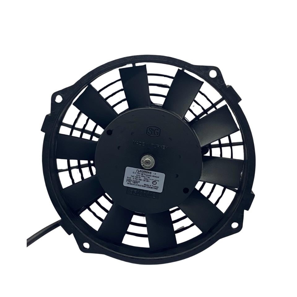 KORMAS 12V FAN MOTORU ÜFLEYİCİ AKSİYEL 8 