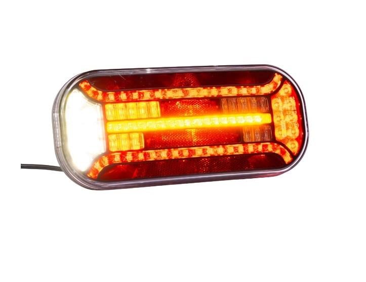 FRISTOM 12V-36V STOP LAMBASI LEDLİ (KAYAR SİNYALLİ) (6 FONKSİYONLU) (302*130 MM) SAĞ E9