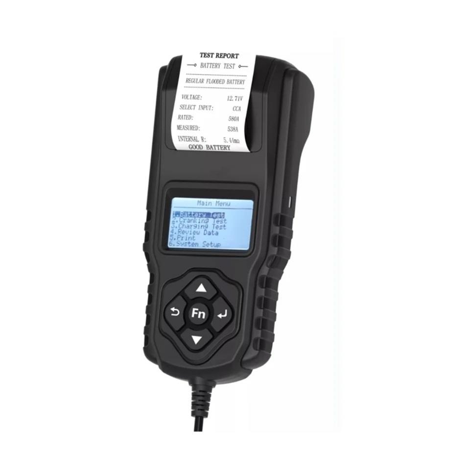 8V-30V AKÜ TEST CİHAZI (DİJİTAL-YAZICILI) (100 EN-2000 EN) (8 AH-250 AH)