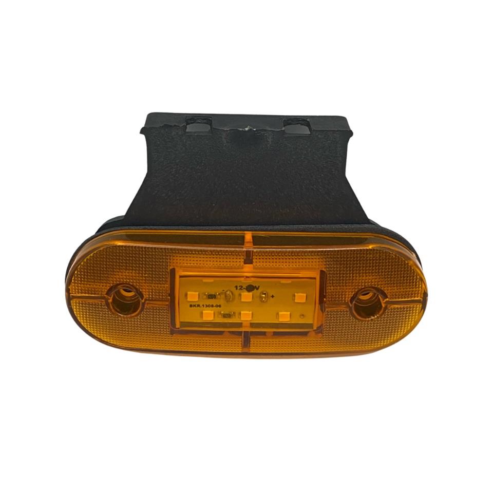 12V YAN SİNYAL LAMBASI DORSE SİDE MARKER SARI YM (9 LEDLİ) (112*40 MM)
