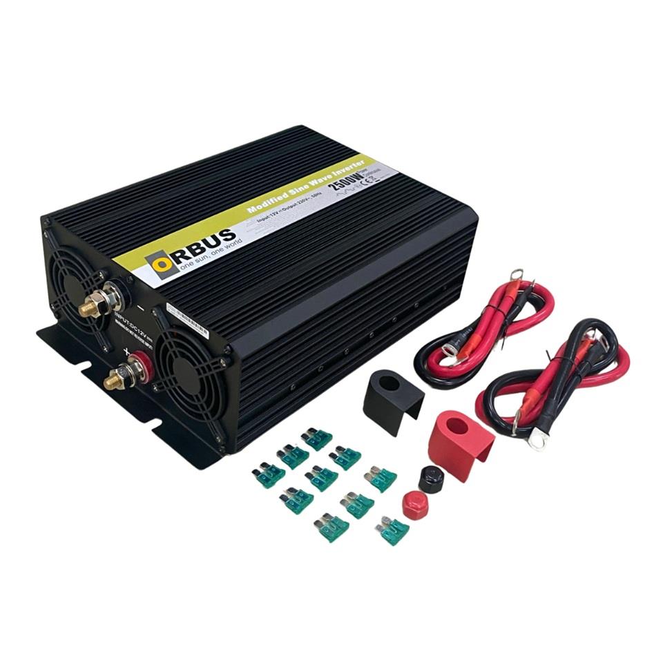 ORBUS 24V DC > 230V AC İNVERTER 2500W (MODİFİYE)