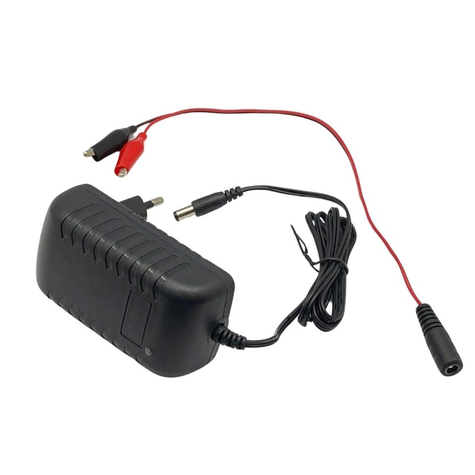 12V ŞARJ REDRESÖRÜ (AKÜ ŞARJ CİHAZI) (ADAPTÖRÜ) (OTOMATİK IŞIKLI 2 A)