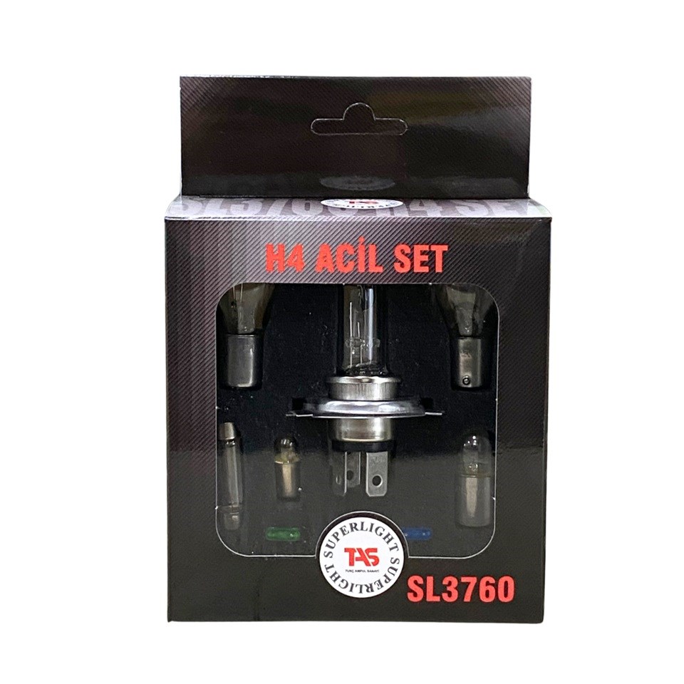 12V H4 AMPUL-SİGORTA SETİ (ACİL SET) (12 PARÇA)