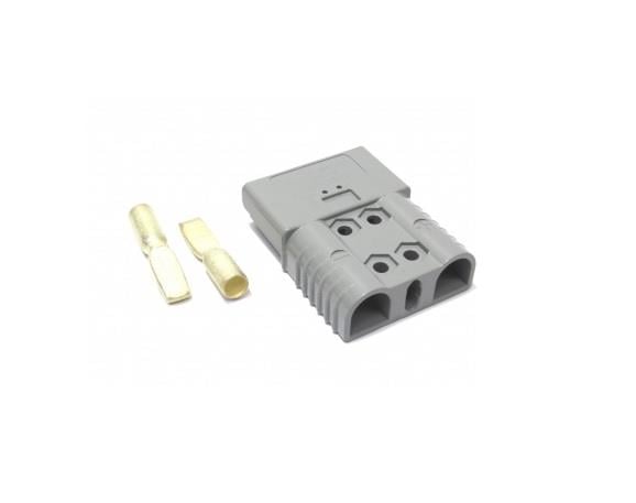 36V-150V ELEKTRİKLİ FORKLİFT AKÜ SOKETİ 160 A (35 MM/50 MM) (GRİ) (SBE160) (ÇAP:71 BOY:92 MM)