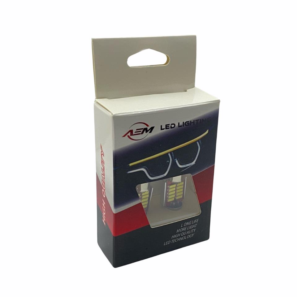 12V-24V SOFİT AMPUL 10 LEDLİ BEYAZ CANBUS 31 MM (2 AD)