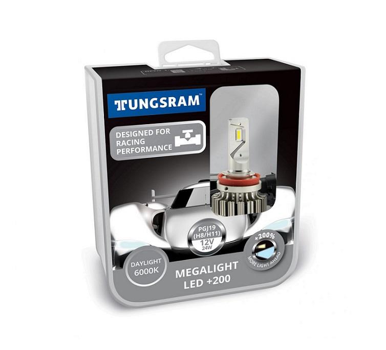TUNGSRAM 12V-24V HB4 9006 CSP LED XENON FAR AMPUL SETİ 6000K 8000 LÜMEN CANBUS