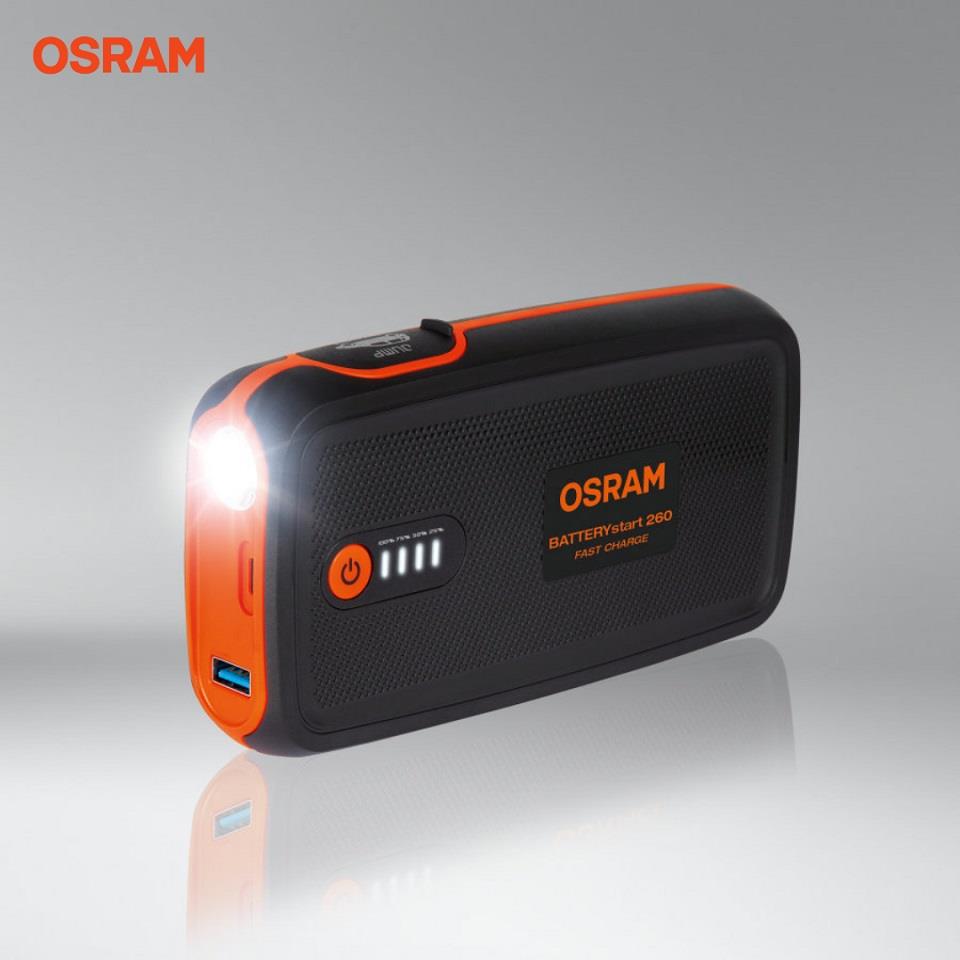 OSRAM 12V AKÜ TAKVİYE CİHAZI (1000A) (POWERBANK) (LED IŞIK)