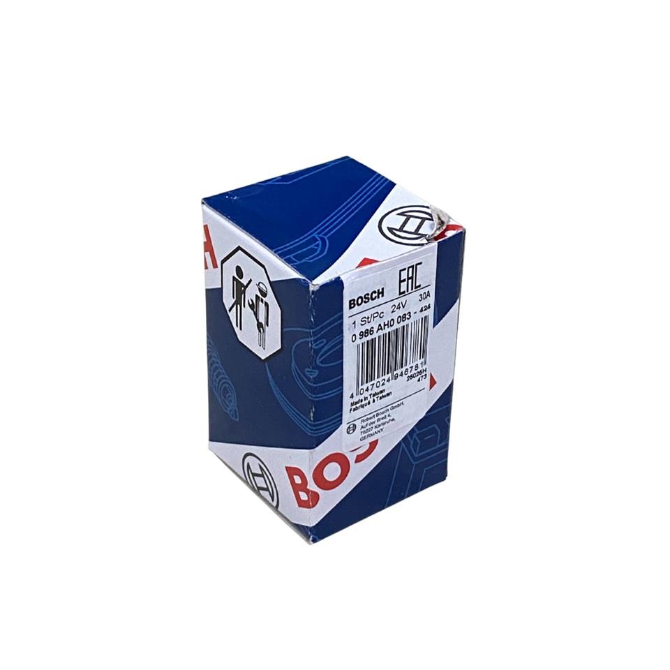 BOSCH 24V RÖLE 4 UÇLU 30 A (70 A TİPİ) (DİRENÇLİ) (30-85-86-87) TAIWAN