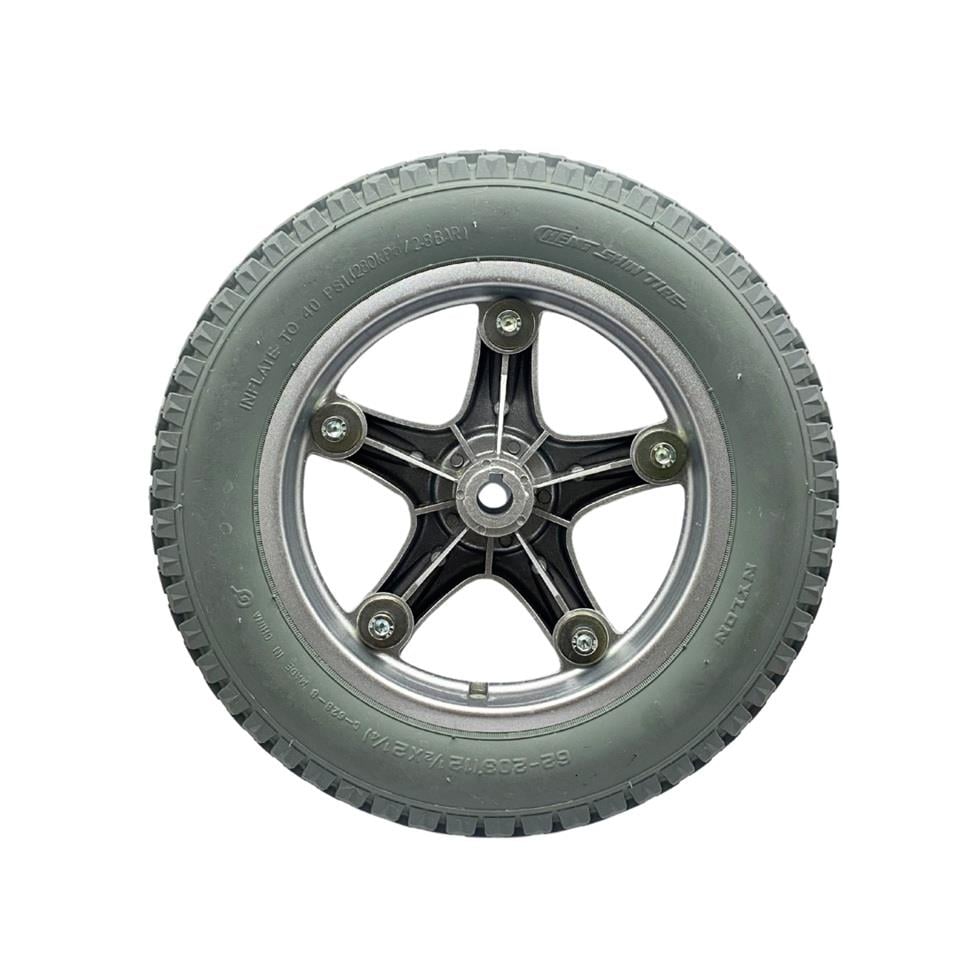 ARKA TEKERLEK SİLİKON DOLGU ALÜMİNYUM JANTLI 62-203 GRİ (12 1/2 X 2 1/4) ENGELLİ ARACI