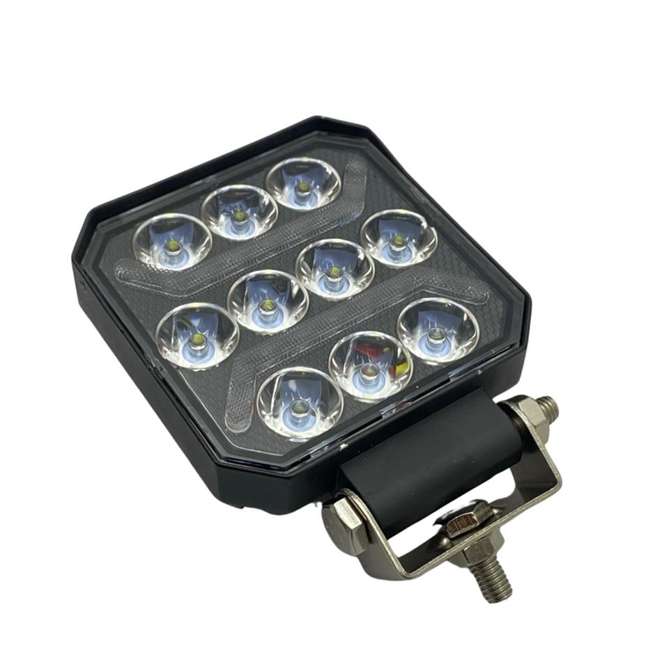MARS 10V-30V OFF-ROAD LED ÇALIŞMA LAMBASI BEYAZ (SARI GÜNDÜZ SÜRÜŞLÜ/DÜZ-ÇAKARLI) (110*110*35 MM)