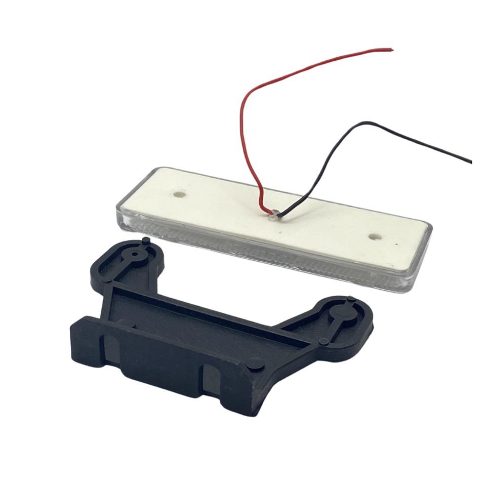 12V YAN PARK LAMBASI DORSE SİDE MARKER BEYAZ (4 LEDLİ) (110*42 MM)