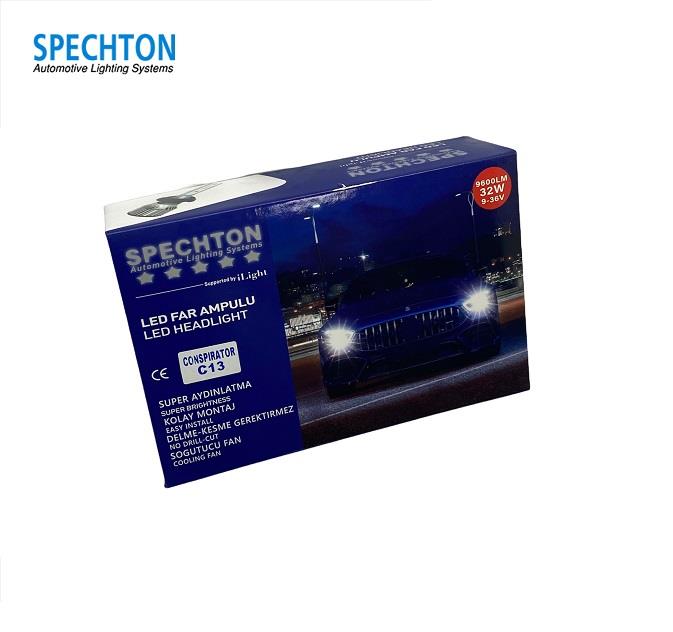 SPECHTON 9V-24V H4 CSP LED XENON FAR AMPUL SETİ 6000K 10000 LÜMEN 45W CANBUS