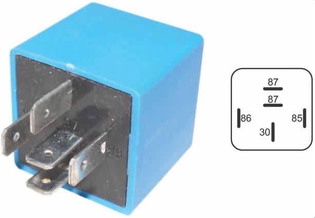 12V TİTREYEN KORNA RÖLESİ 5 UÇLU (85-30-86-87-87)